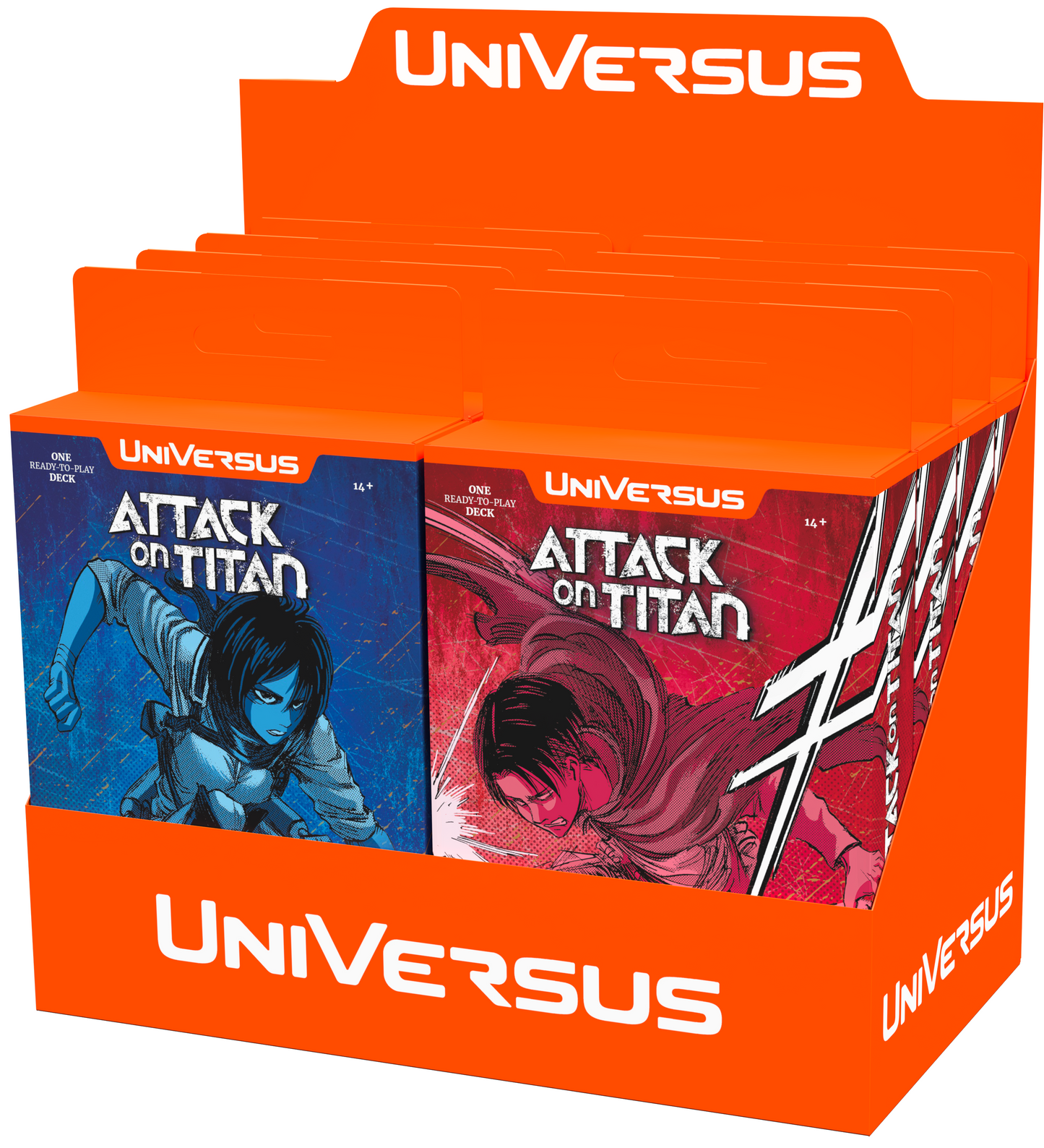 ATTACK ON TITAN BATTLE FOR HUMANITY CLASH 8CT DECK DISPLAY(810155270773)