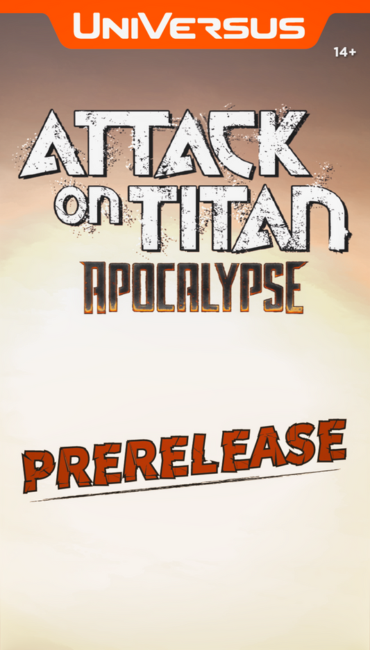 ATTACK ON TITAN APOCALYPSE PRE-RELEASE EVENT KIT(810155272098)
